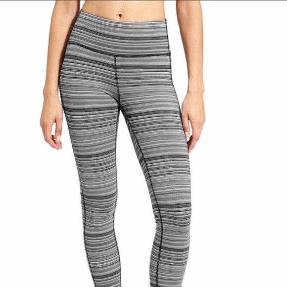Athleta High Rise Chaturanga Striped Tight - Picture 1 of 4